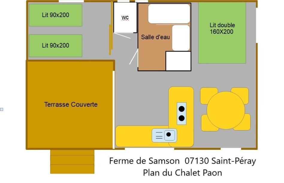 Ferme De Samson Saint-Péray Exterior foto